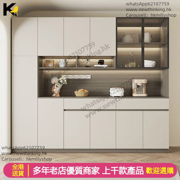 A&5188實木生態板餐邊櫃 鞋櫃 可訂製尺寸 隔斷櫃 玄關櫃 酒櫃 儲物櫃 茶水櫃 入門櫃 頂天立地收納櫃 高身櫃 全新包送貨