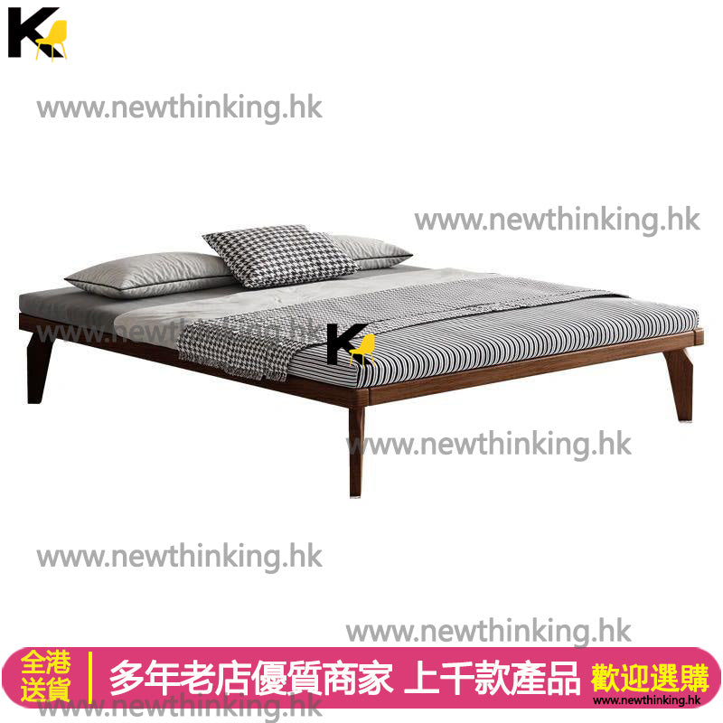 A&1088進口實木白蠟木床架 單人床 雙人床 實木床 超強承重 日式榻榻米 高品質矮款床架